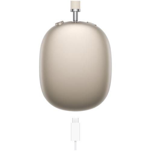 AirPods Max with Active Noise Cancellation (USB-C, Starlight), 1 Unit.