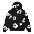 Black Cotton Wreath Sweatshirt