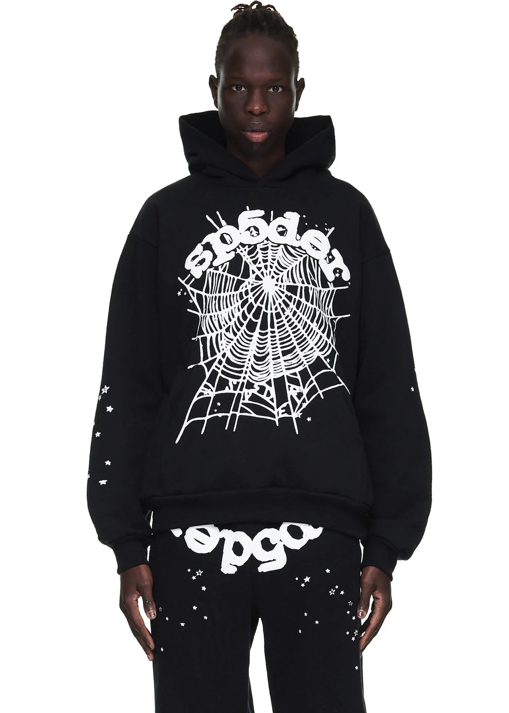 Sp5der OG Web Hoodie Black.