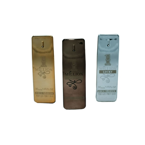 Set Fragancias Caballero Paco Rabanne One Million 3 Piezas Paco Rabanne Set Paco Rabanne One Milion.