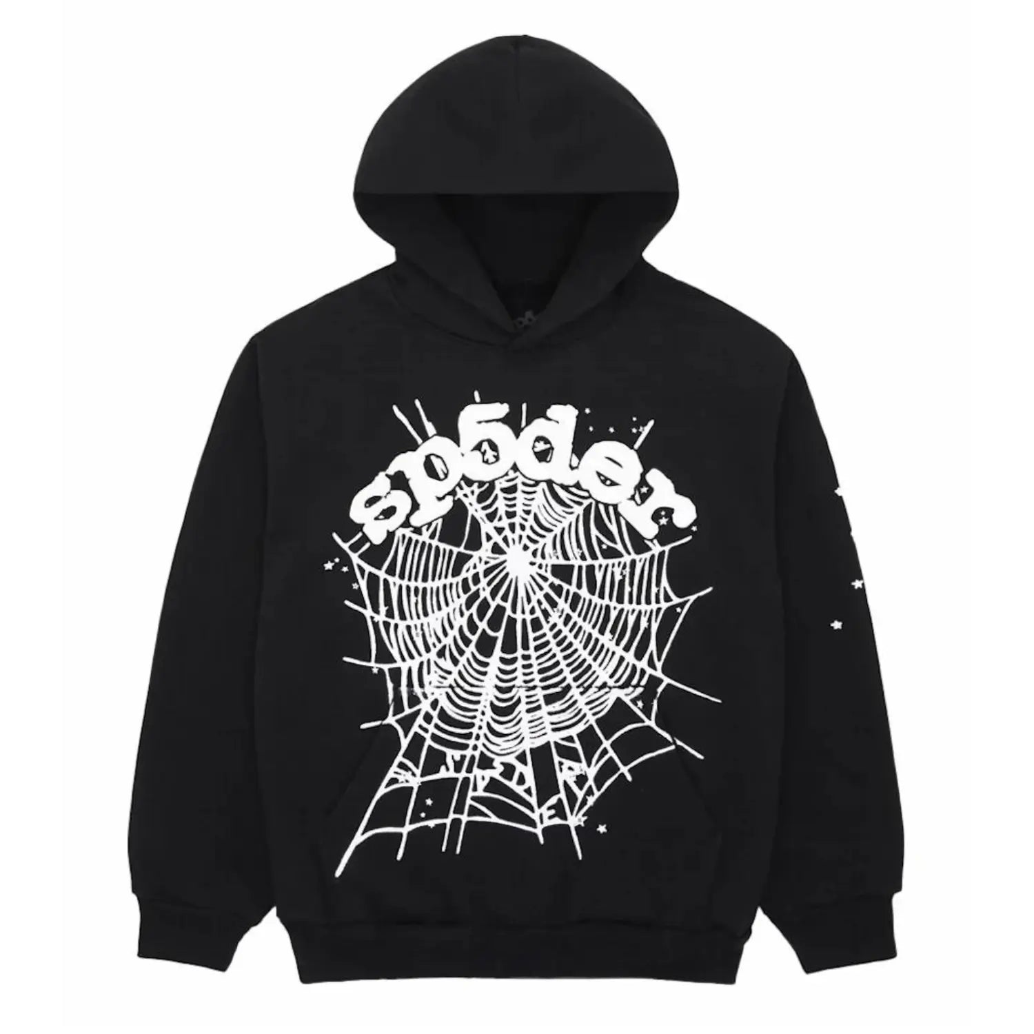 Sp5der OG Web Hoodie Black.