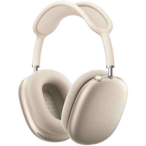 AirPods Max with Active Noise Cancellation (USB-C, Starlight), 1 Unit.