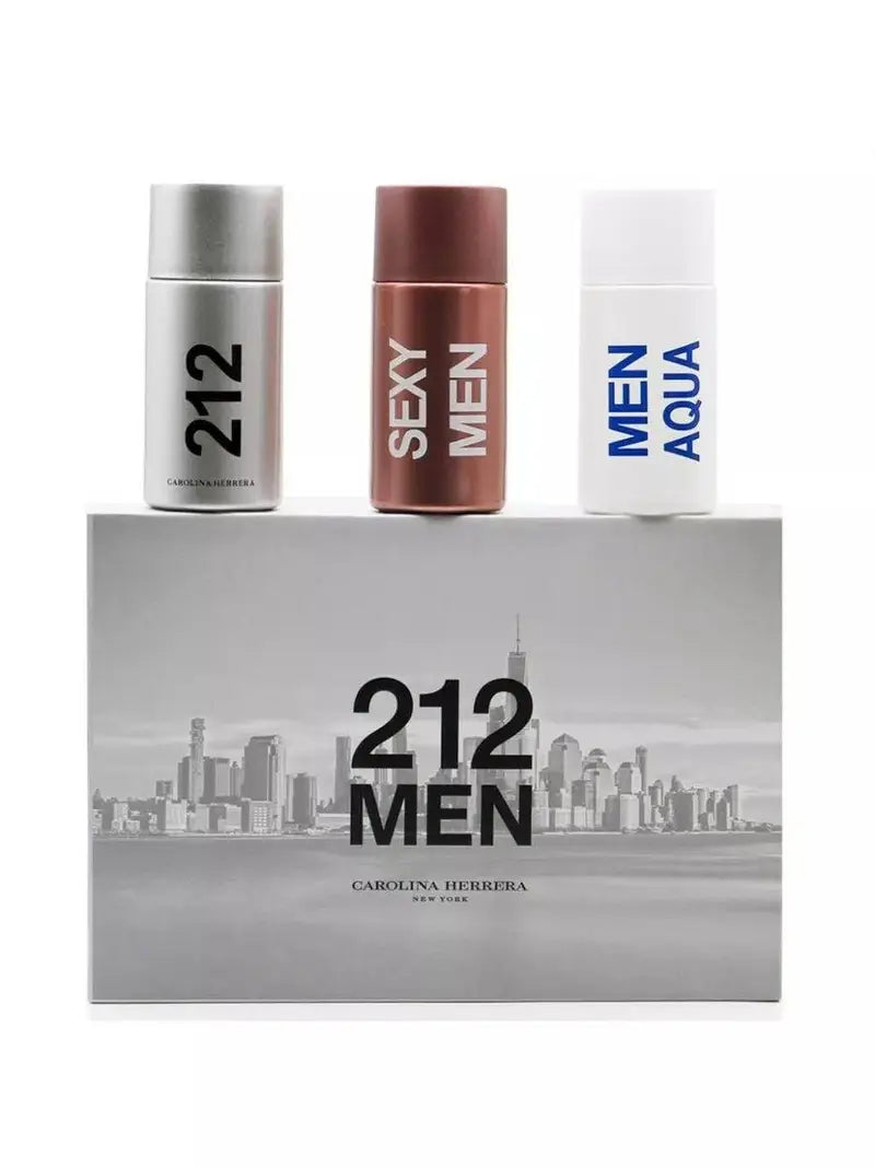 212 Men Carolina Herrera 3 In 1 Gift Set 3x30mL