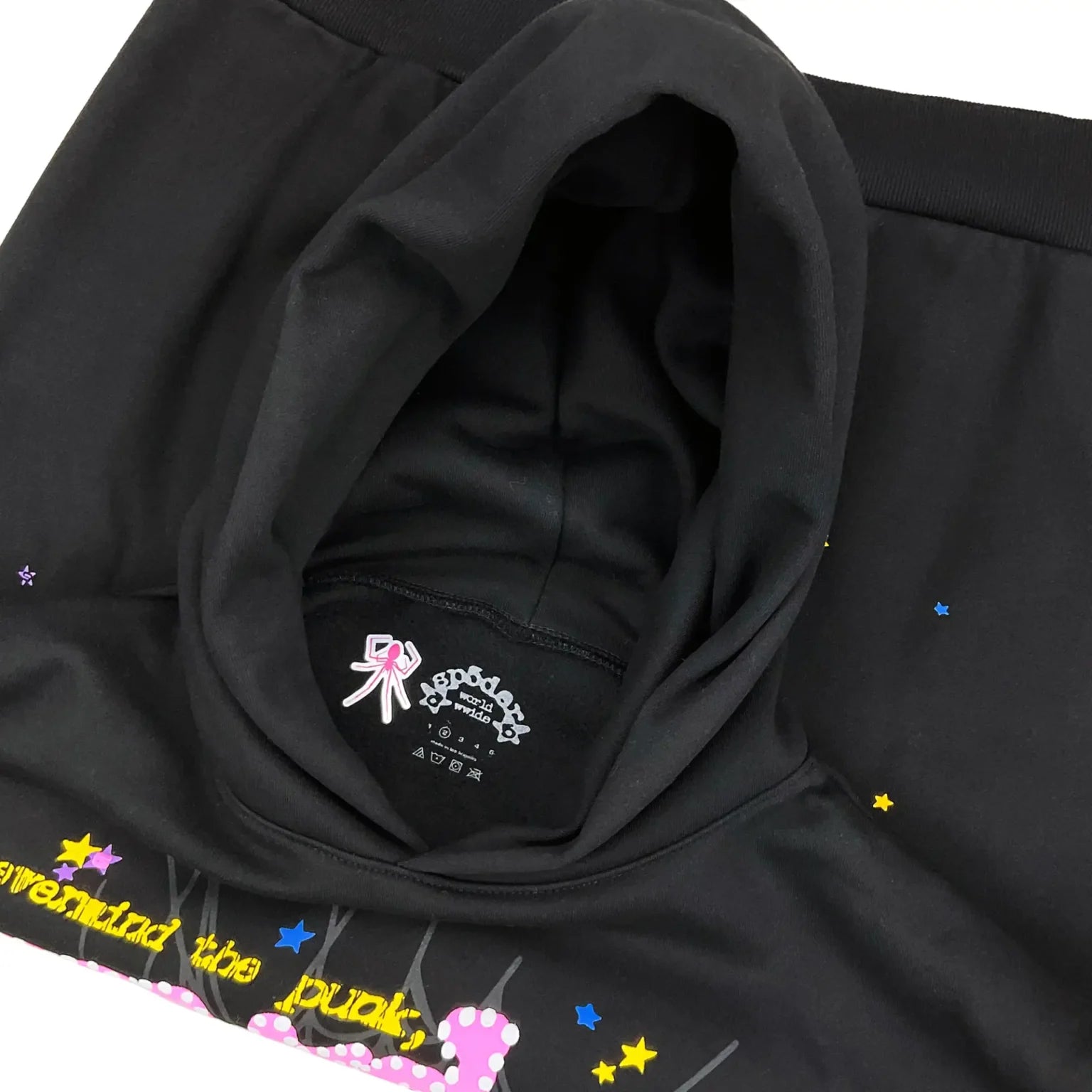Sp5der P*nk Hoodie ‘Black