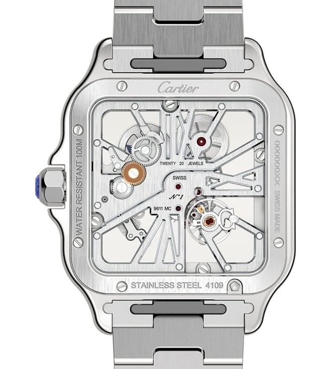 Cartier Santos de Cartier Skeleton watch, Large model.