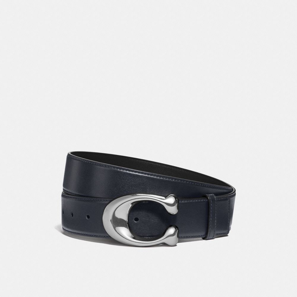 Signature Buckle Cut-to-size Dress Belt.