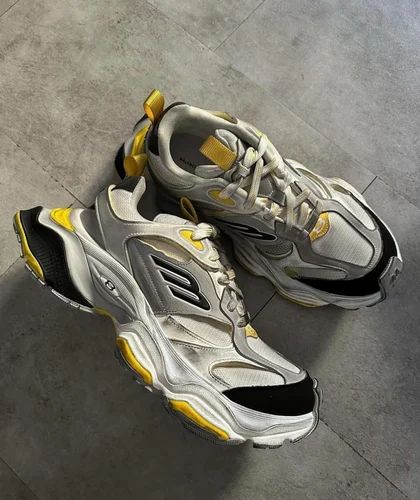 Balenciaga Cargo Sneaker Grey Black Yellow.