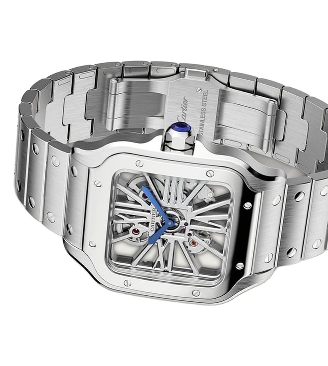 Cartier Santos de Cartier Skeleton watch, Large model.
