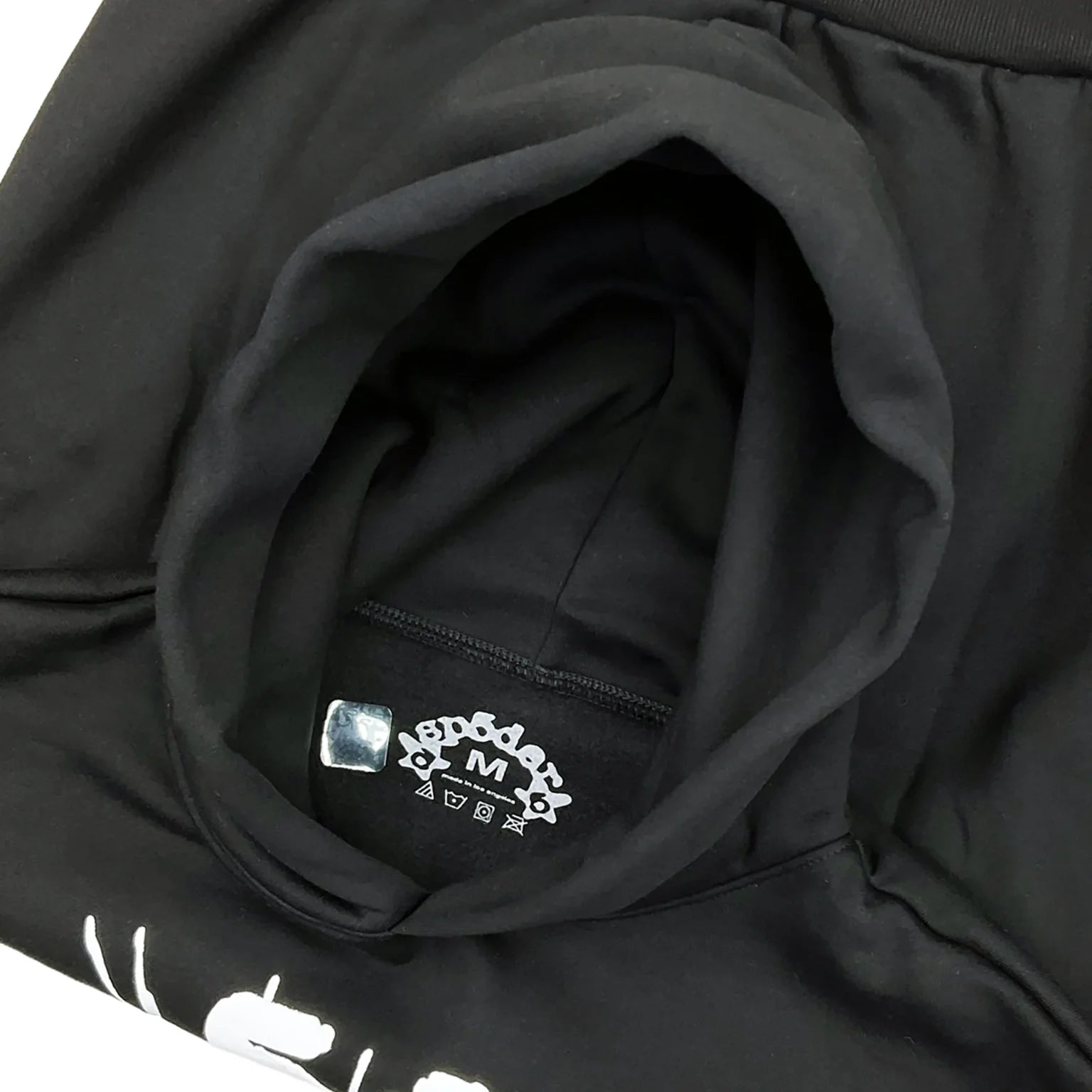 Sp5der OG Web Hoodie Black.