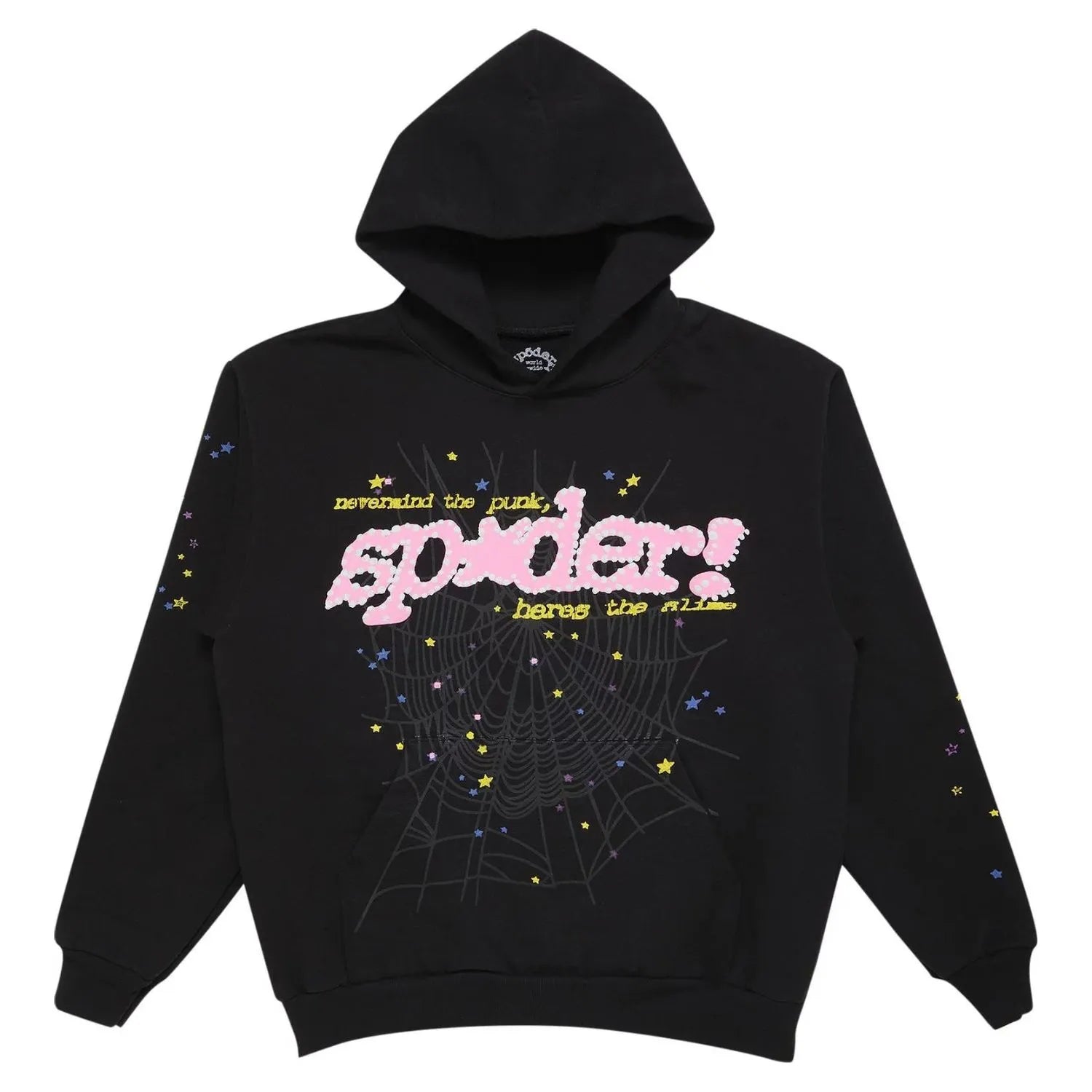 Sp5der P*nk Hoodie ‘Black