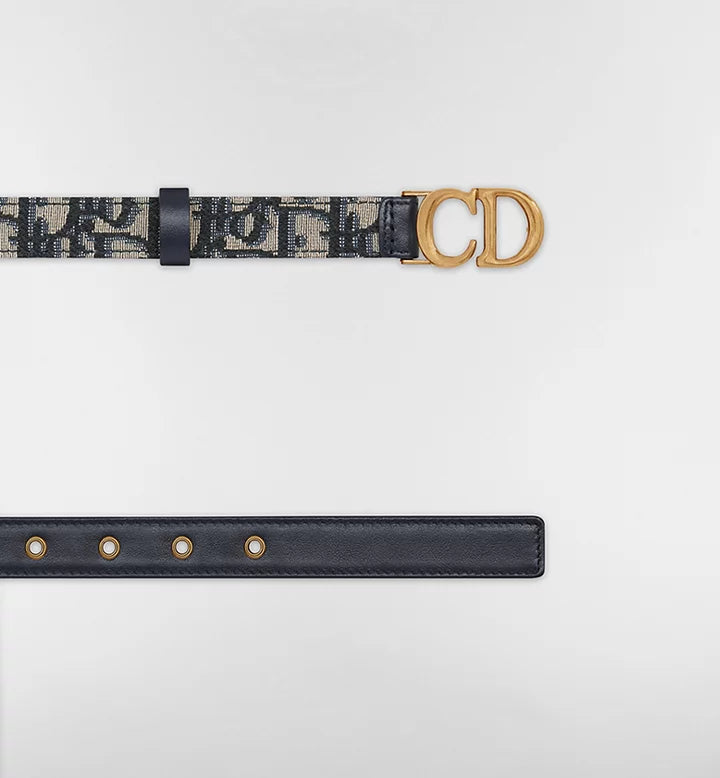 Blue Dior Oblique Jacquard, 20 MM.